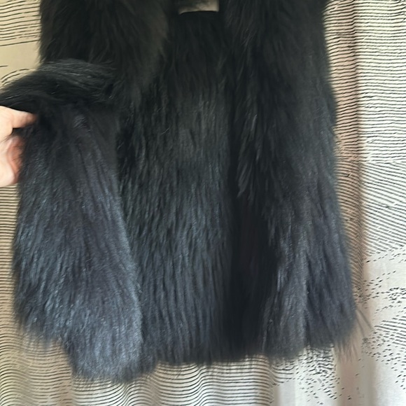 Yves Salomon Raccoon Fur Hooded Vest - Picture 7 of 17